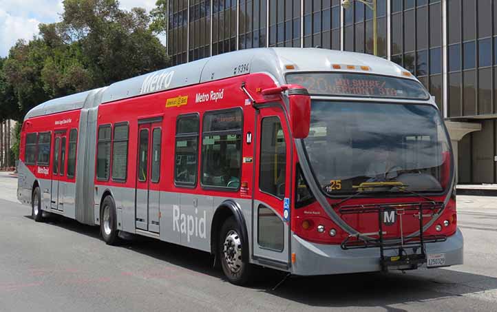 LA Metro Rapid NABI 60-BRT 9394